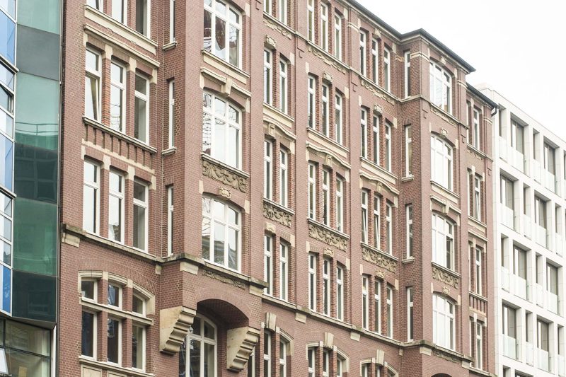 Backsteingebäude in der Nachbarschaft des Paulsenhauses
